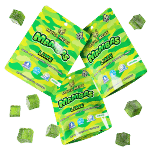 Lime (Indica): Muha Meds Infused Gummies – 100 Milligrams Edible Pack