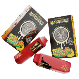 Papaya Live (Indica): Muha Meds Mavricks Disposable Vape – 500 mg (0.017 Oz)