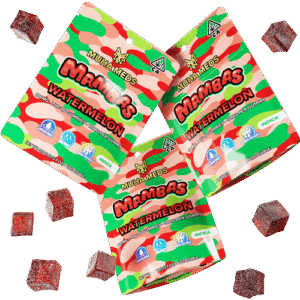 Watermelon (Indica): Muha Meds Infused Gummies – 100 Milligrams Edible Pack