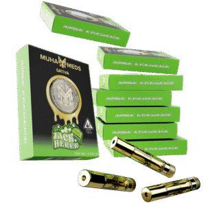 Jack Herer (Sativa): Muha Meds Cartridge – 1 Gram Distillate