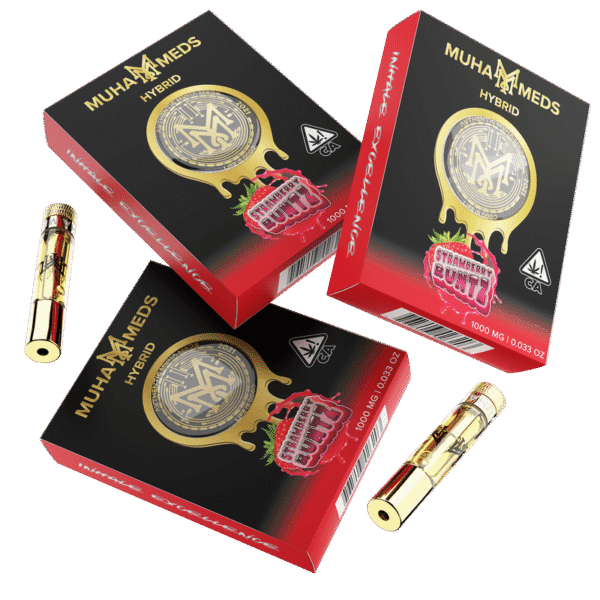 Strawberry Runtz (Hybrid): Muha Meds Cartridge – 1 Gram Distillate