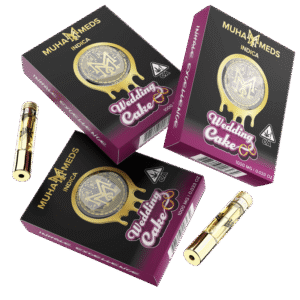 Wedding Cake (Indica): Muha Meds Cartridge – 1 Gram Distillate