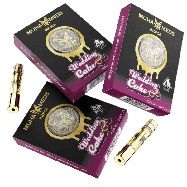 Wedding Cake (Indica): Muha Meds Cartridge – 1 Gram Distillate