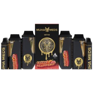 Cherry Grapefruit (Sativa): Muha Meds 2000 MG Disposable Vape