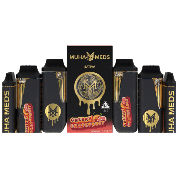 Cherry Grapefruit (Sativa): Muha Meds 2000 MG Disposable Vape