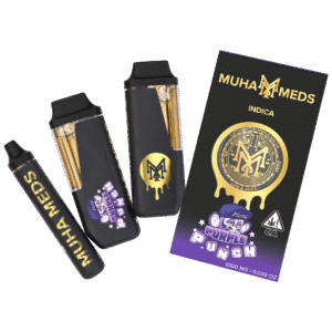 Purple Punch (Indica): Muha Meds 2000 MG Disposable Vape