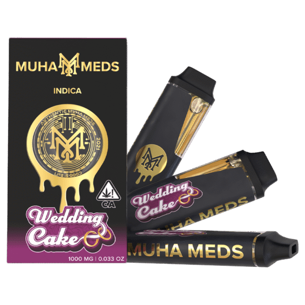 Wedding Cake (Indica): Muha Meds 2000 MG Disposable Vape