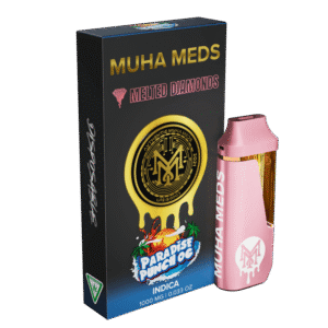 Paradise Punch OG (Indica): Muha Meds Disposable Vape – 1 Gram Melted Diamonds