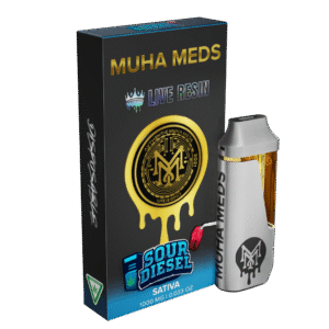 Sour Diesel (Sativa): Muha Meds Disposable Vape