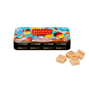 Guava Passionfruit (Indica): Muha Meds CBN Gummies – 100 Milligrams Edible Pack