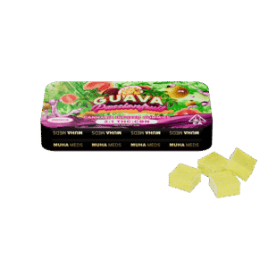 Guava Passionfruit (Indica): Muha Meds CBN Gummies – 100 Milligrams Edible Pack