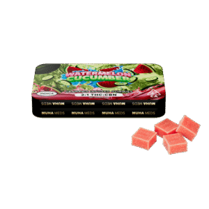 Watermelon Cucumber (Indica): Muha Meds CBN Gummies – 100 Milligrams Edible Pack