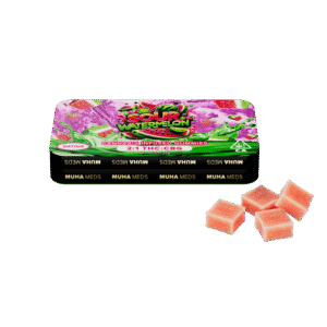 Sour Watermelon gummies (Sativa): Muha Meds CBG Gummies – 100 Milligrams Edible Pack